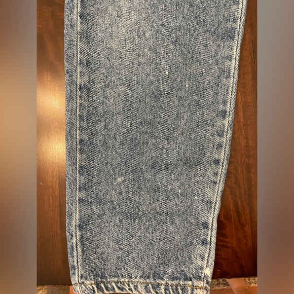 Vintage 80s Lee Relaxed Rider Jeans Tapered Bottom Sz 12P - Picture 11 of 14